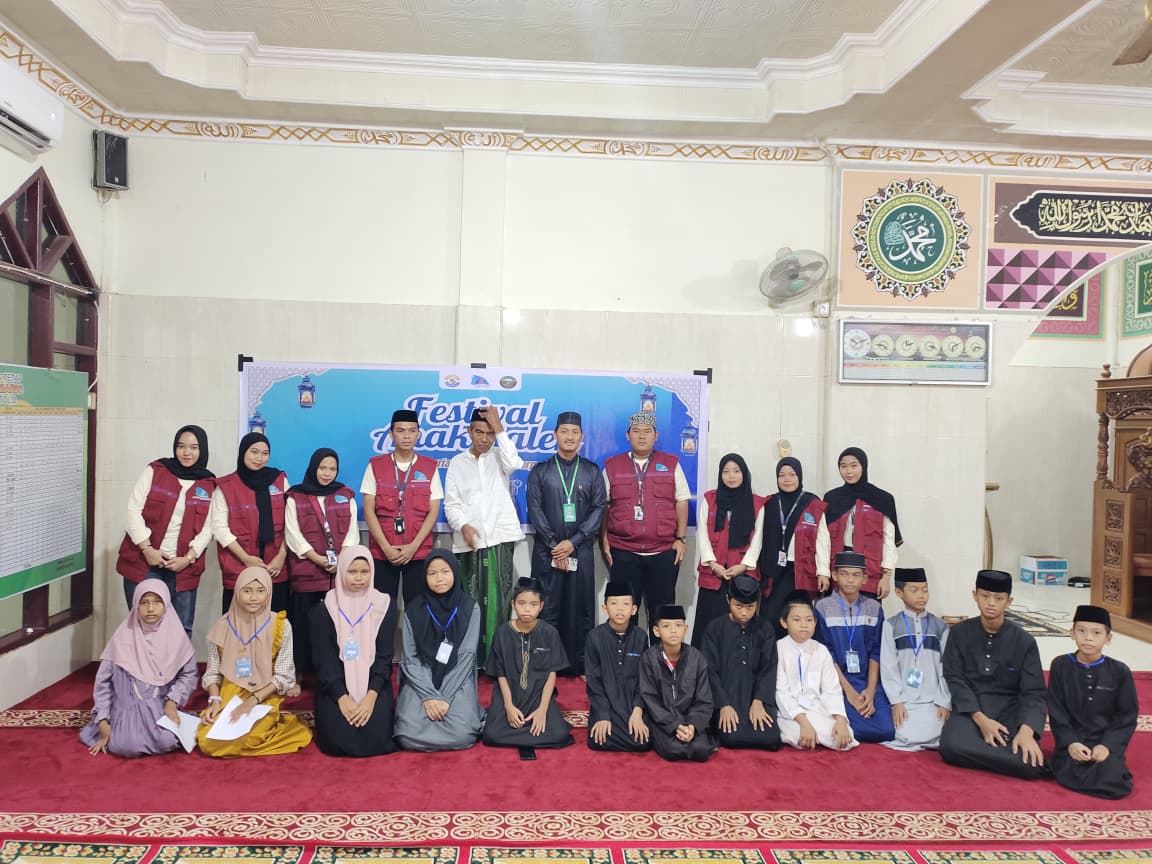 Festival Anak Saleh “Ramadhan Ceria, Anak Saleh Berprestasi” Meriahkan Masjid Ar-Riyadha Desa Mario